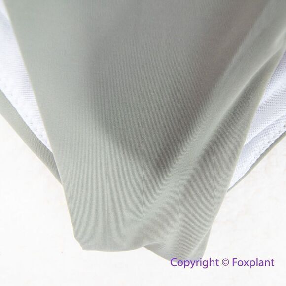 NEW Rhythm.X Free People Paisley Hi String Bikini Bottoms size L  in‎ army - Picture 6 of 14